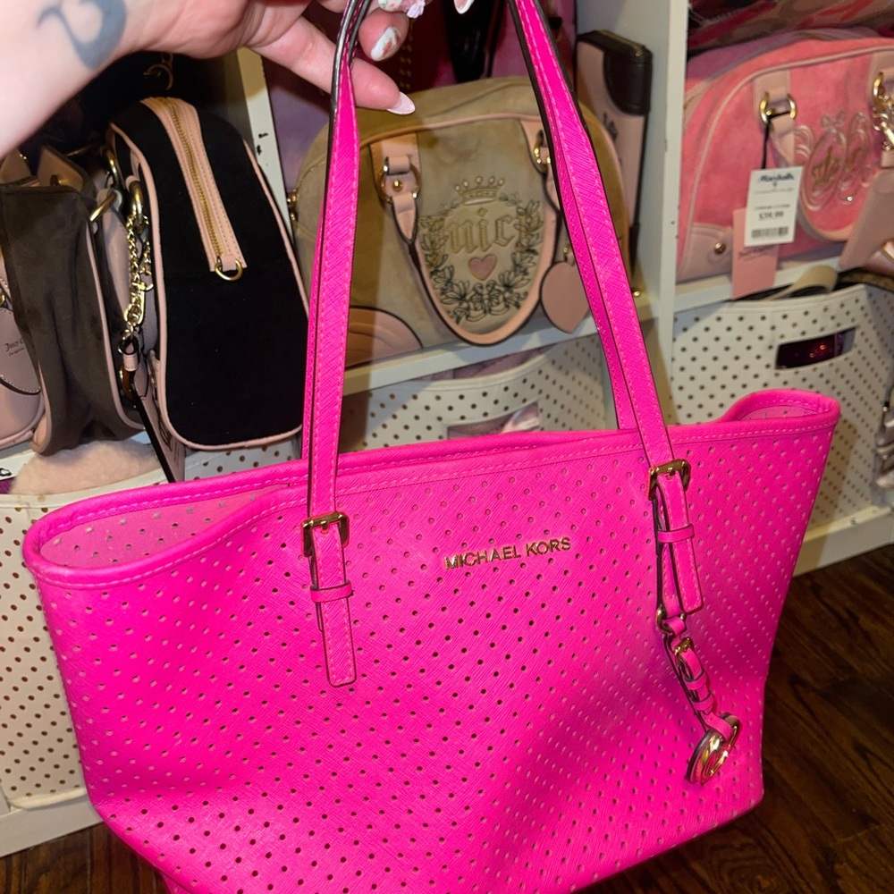 Michael Kors Pink Tote Bag